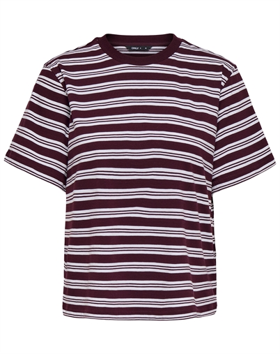 Only - ONLLivina T-Shirt - Burgundy